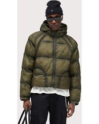 Represent - Translucent Hooded Puffer Coat - Lyst