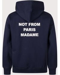 Drole de Monsieur - Relaxed Fit Bold Slogan Hoodie - Lyst