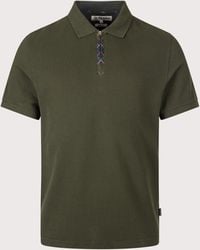 Barbour - Tailored Fit Stately Quarter Zip Polo Shirt - Lyst