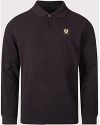 Belstaff - Regular Fit Long Sleeved Polo Shirt - Lyst