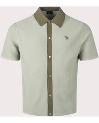 Paul Smith - Zebra Badge Sweater Polo Shirt - Lyst