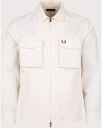 Fred Perry - Regular Fit Ripstop Pocket Overshirt - Lyst