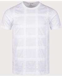 Comme des Garçons - Small Grid T-Shirt - Lyst