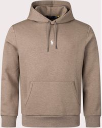Polo Ralph Lauren - Double Knit Central Logo Hoodie - Lyst
