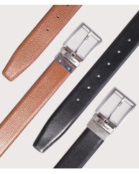 Barbour - Fife Reversible Leather Belt - Lyst