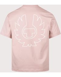 Belstaff - Relaxed Fit Border T-Shirt - Lyst