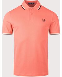 Fred Perry - Regular Fit Twin Tipped Polo Shirt - Lyst