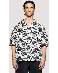 MKI Miyuki-Zoku - Box Fit Floral Linen Short Sleeve Vacation Shirt - Lyst