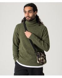 Universal Works - Tweed Knit Roll Neck Jumper - Lyst