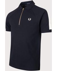 Fred Perry - Regular Fit Cable Taped Polo Shirt - Lyst