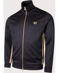 Fred Perry - Regular Fit Stripe Tape Track Jacket - Lyst