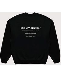 MKI Miyuki-Zoku - Oversized Design Studio Crewneck Sweatshirt - Lyst