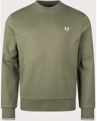Fred Perry - Regular Fit Crew Neck Sweatshirt - Lyst