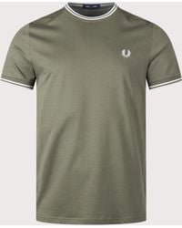 Fred Perry - Regular Fit Twin Tipped T-Shirt - Lyst