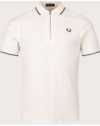 Fred Perry - Regular Fit Crepe Piqué Polo Shirt - Lyst