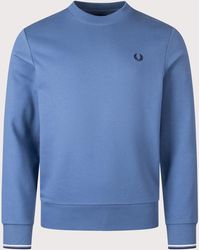 Fred Perry - Regular Fit Crew Neck Sweatshirt - Lyst