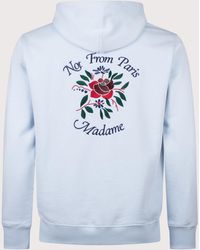 Drole de Monsieur - Slogan Rose Hoodie - Lyst