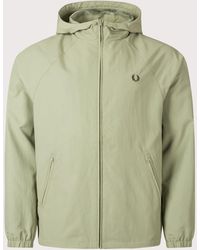Fred Perry - Taslan Hooded Shell Jacket - Lyst