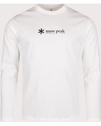 Snow Peak - Regular Fit Soft Cotton Logo Long Sleeve T-Shirt - Lyst