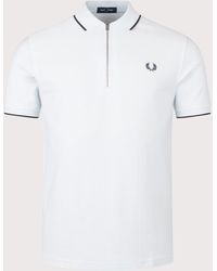 Fred Perry - Regular Fit Crepe Piqué Polo Shirt - Lyst