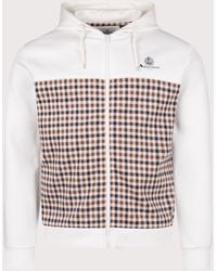 Aquascutum - Scuba Insert Full Zip Hoodie - Lyst