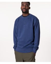 BOSS - Relaxed Fit Garment Dyed Wefade Sweatshirt - Lyst
