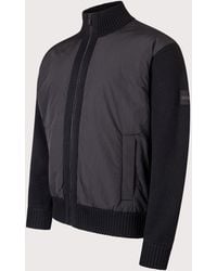 BOSS - Korado Hybrid Knitted Track Jacket - Lyst