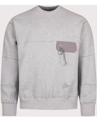 and wander - Relaxed Fit Pocket Sweatshirt - Lyst