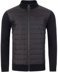 Barbour - Zip Through Carn Baffle Hybrid Jacket - Lyst