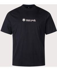 Snow Peak - Regular Fit Soft Cotton Logo T-Shirt - Lyst