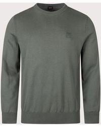 BOSS - Regular Fit Kanovano Knitted Jumper - Lyst