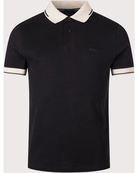 BOSS - Slim Fit Network Paule Polo Shirt - Lyst