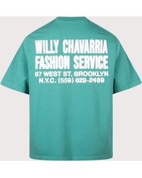 Willy Chavarria - Relaxed Fit Fashion Services Standard T-Shirt - Lyst