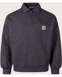 Carhartt - Balloon Fit Half Zip Detroit Sweatshirt - Lyst