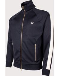 Fred Perry - Regular Fit Cable Taped Track Jacket - Lyst