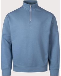 HUGO - Relaxed Fit Durty244 Quarter Zip Sweatshirt - Lyst