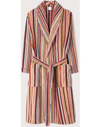 Paul Smith - Regular Fit Signature Dressing Gown - Lyst