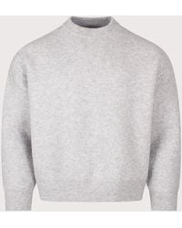 MKI Miyuki-Zoku - Relaxed Box Fit Double Knit Crewneck Jumper - Lyst