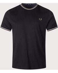 Fred Perry - Regular Fit Twin Tipped T-Shirt - Lyst
