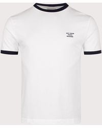 Drole de Monsieur - Regular Fit Contrasted Slogan T-Shirt - Lyst