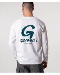 Gramicci Relaxed Fit G-logo Long Sleeve T-shirt - White