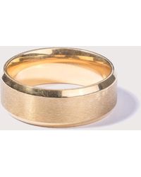 Mysterious Jeweller - Stainless Steel Band Ring - Lyst