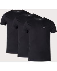Paul Smith - Regular Fit 3 Pack Logo Lounge T-Shirts - Lyst