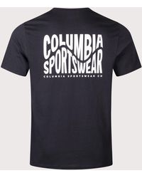 Columbia - Regular Fit Csc Outdoor Back Graphic T-Shirt - Lyst