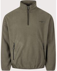 Carhartt - Balloon Fit Edmore Quarter Zip Fleece Sweatshirt - Lyst