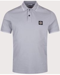 Stone Island - Slim Fit Organic Cotton Polo Shirt - Lyst