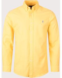 Polo Ralph Lauren - Custom Fit Garment-dyed Oxford Shirt - Lyst