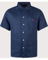 Polo Ralph Lauren - Classic Fit Short Sleeve Linen Camp Shirt - Lyst