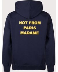 Drole de Monsieur - Relaxed Fit Bold Slogan Hoodie - Lyst