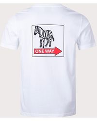 PS by Paul Smith - One Way Zebra T-shirt - Lyst